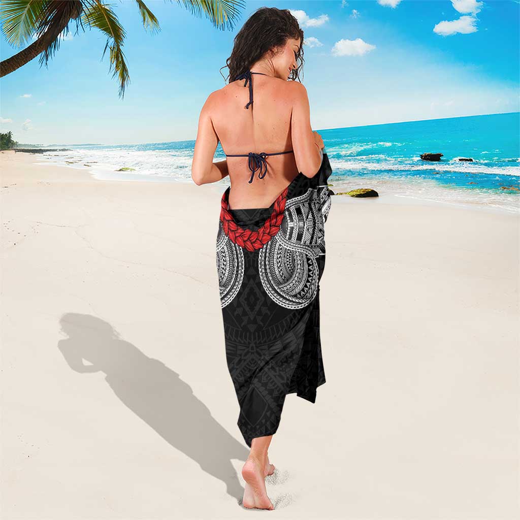 Samoan Traditional Art Tattoos Sarong Tatau Tribal Motifs with Ula Fala Black LT03 - Polynesian Pride