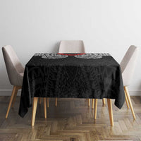 Samoan Traditional Art Tattoos Tablecloth Tatau Tribal Motifs with Ula Fala Black LT03 - Polynesian Pride