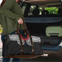 Samoan Traditional Art Tattoos Travel Bag Tatau Tribal Motifs with Ula Fala Black LT03 - Polynesian Pride