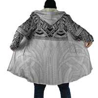 Samoan Traditional Art Tattoos Cloak Tatau Tribal Motifs with Ula Nifo White LT03 - Polynesian Pride