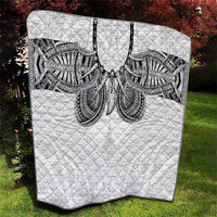 Samoan Traditional Art Tattoos Quilt Tatau Tribal Motifs with Ula Nifo White LT03 - Polynesian Pride