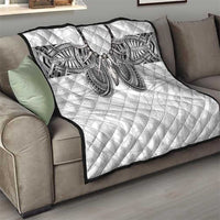 Samoan Traditional Art Tattoos Quilt Tatau Tribal Motifs with Ula Nifo White LT03 - Polynesian Pride