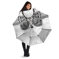 Samoan Traditional Art Tattoos Umbrella Tatau Tribal Motifs with Ula Nifo White LT03 - Polynesian Pride