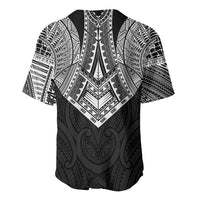 Samoan Traditional Art Tattoos Baseball Jersey Tatau Roman Reigns Black Color - Polynesian Pride