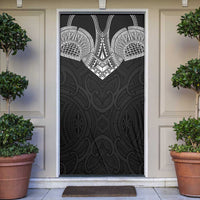 Samoan Traditional Art Tattoos Door Cover Tatau Roman Reigns Black Color LT03 Black - Polynesian Pride