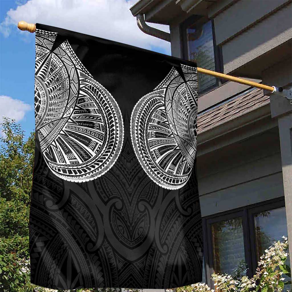 Samoan Traditional Art Tattoos Garden Flag Tatau Roman Reigns Black Color LT03 - Polynesian Pride