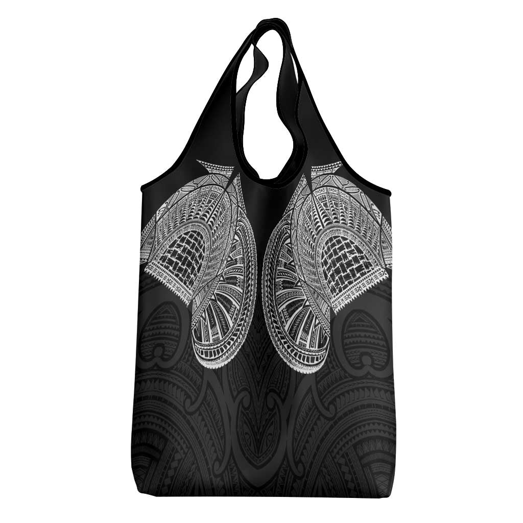 Samoan Traditional Art Tattoos Grocery Bag Tatau Roman Reigns Black Color LT03 - Polynesian Pride