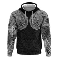 Samoan Traditional Art Tattoos Hoodie Tatau Roman Reigns Black Color LT03 Pullover Hoodie Black - Polynesian Pride