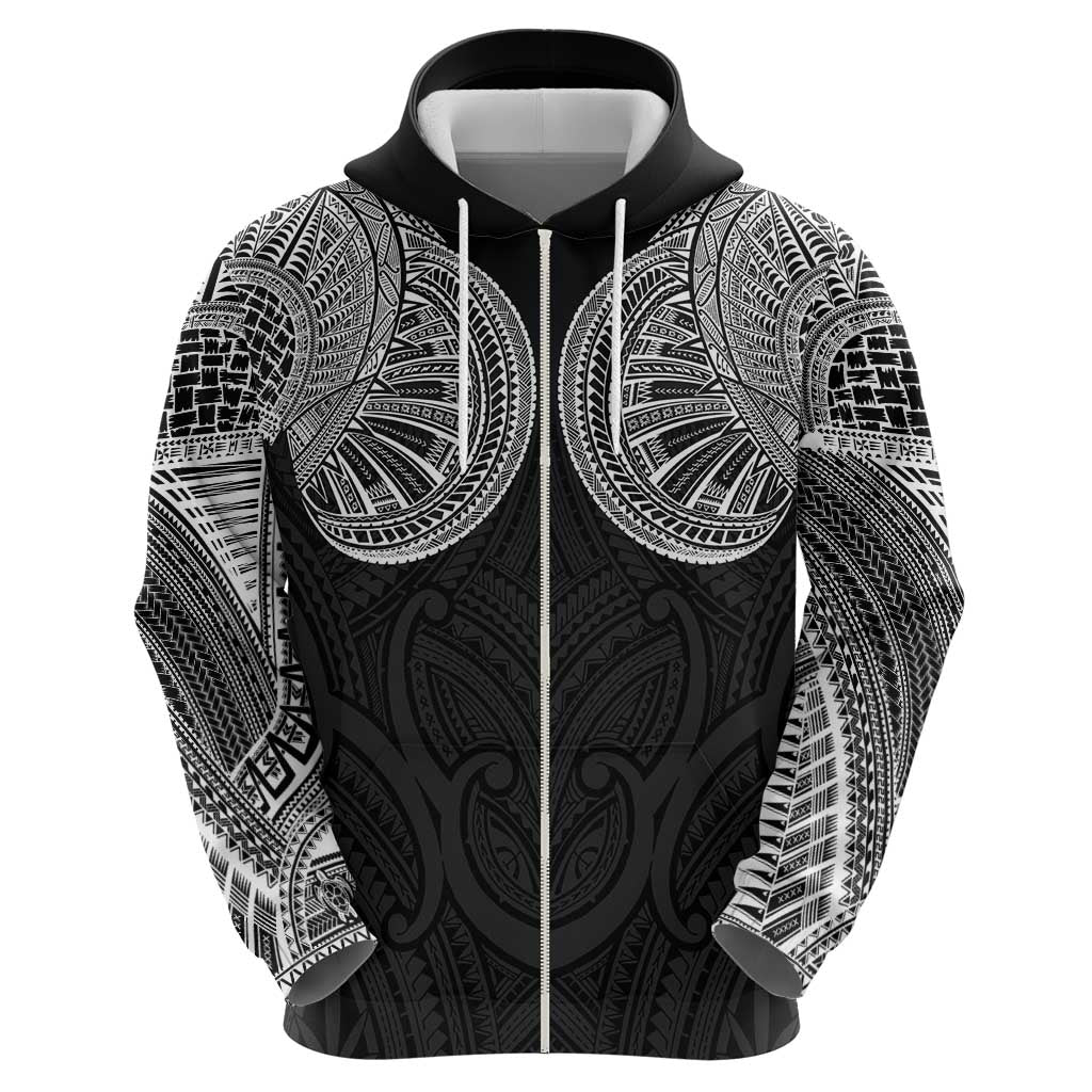 Samoan Traditional Art Tattoos Hoodie Tatau Roman Reigns Black Color LT03 - Polynesian Pride