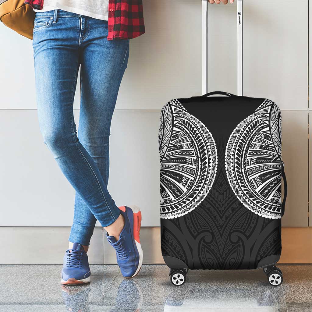 Samoan Traditional Art Tattoos Luggage Cover Tatau Roman Reigns Black Color LT03 - Polynesian Pride