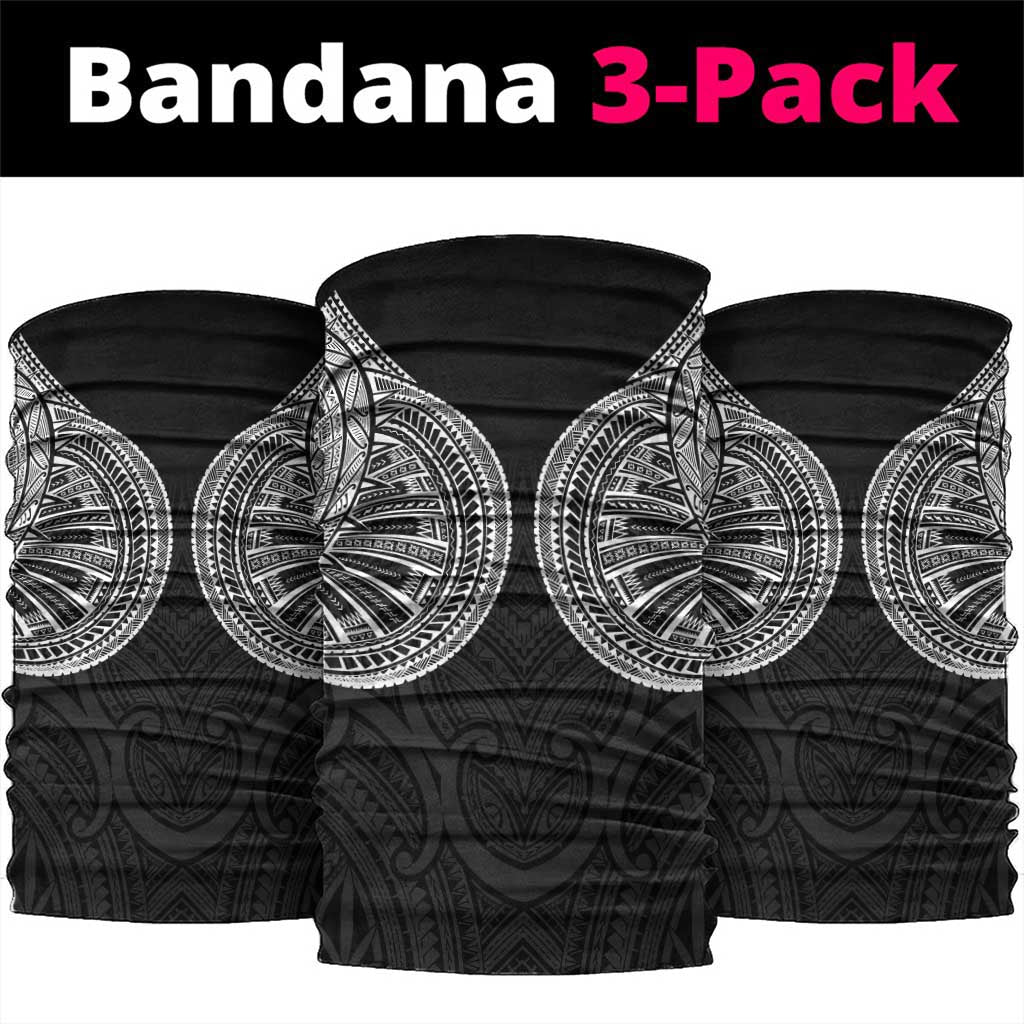 Samoan Traditional Art Tattoos Neck Gaiter Tatau Roman Reigns Black Color LT03 package One Size: 25*50cm Black - Polynesian Pride