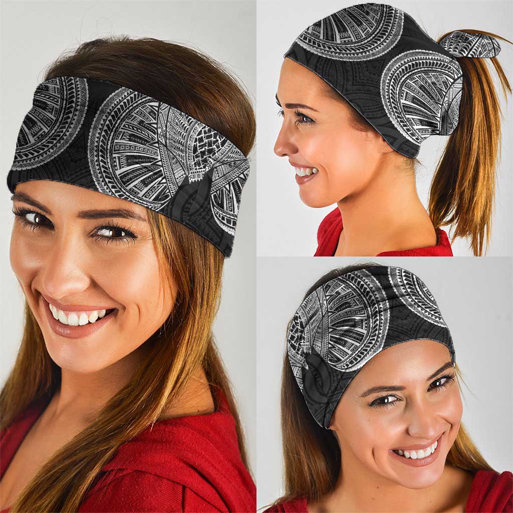 Samoan Traditional Art Tattoos Neck Gaiter Tatau Roman Reigns Black Color LT03 - Polynesian Pride