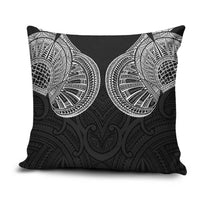 Samoan Traditional Art Tattoos Pillow Cover Tatau Roman Reigns Black Color LT03 Black - Polynesian Pride