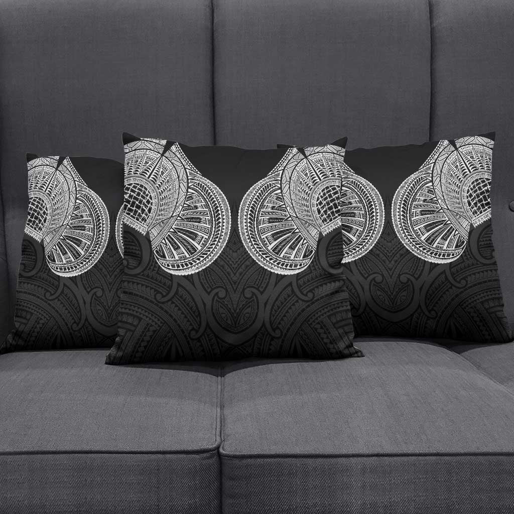 Samoan Traditional Art Tattoos Pillow Cover Tatau Roman Reigns Black Color LT03 - Polynesian Pride