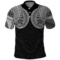Samoan Traditional Art Tattoos Polo Shirt Tatau Roman Reigns Black Color LT03 Black - Polynesian Pride