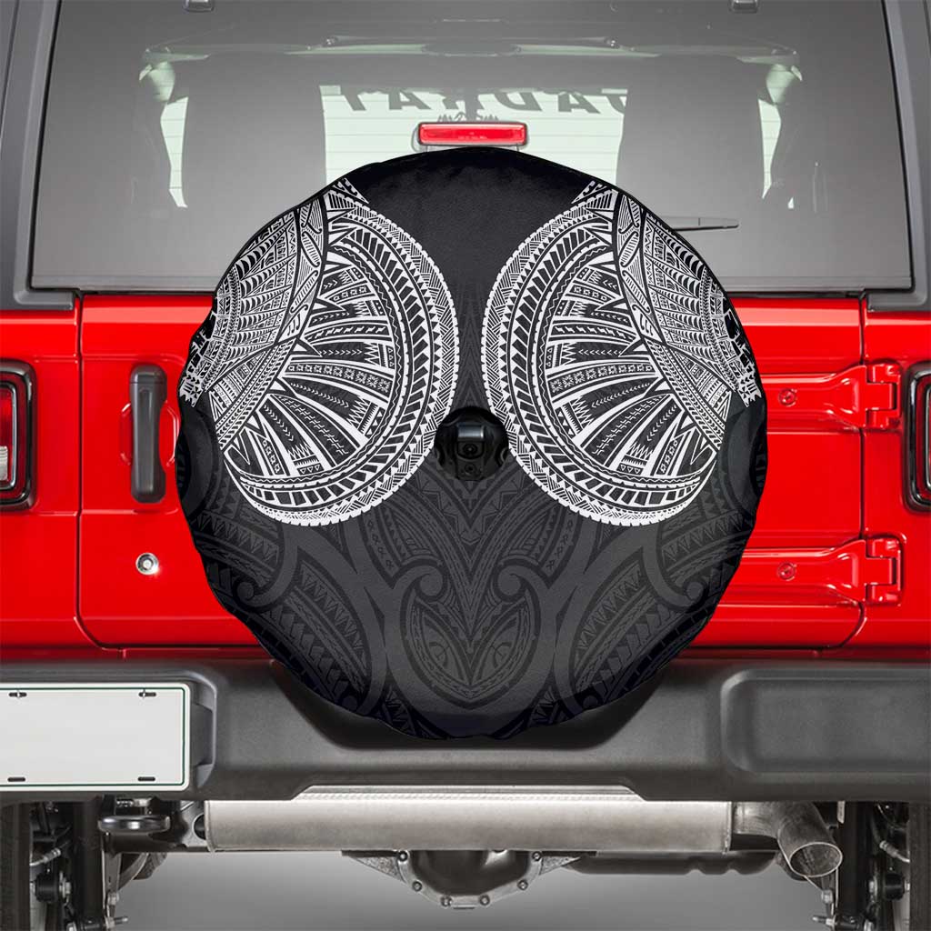 Samoan Traditional Art Tattoos Spare Tire Cover Tatau Roman Reigns Black Color LT03 - Polynesian Pride