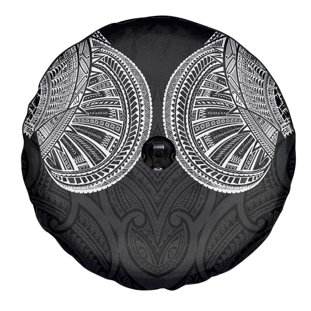 Samoan Traditional Art Tattoos Spare Tire Cover Tatau Roman Reigns Black Color LT03 - Polynesian Pride