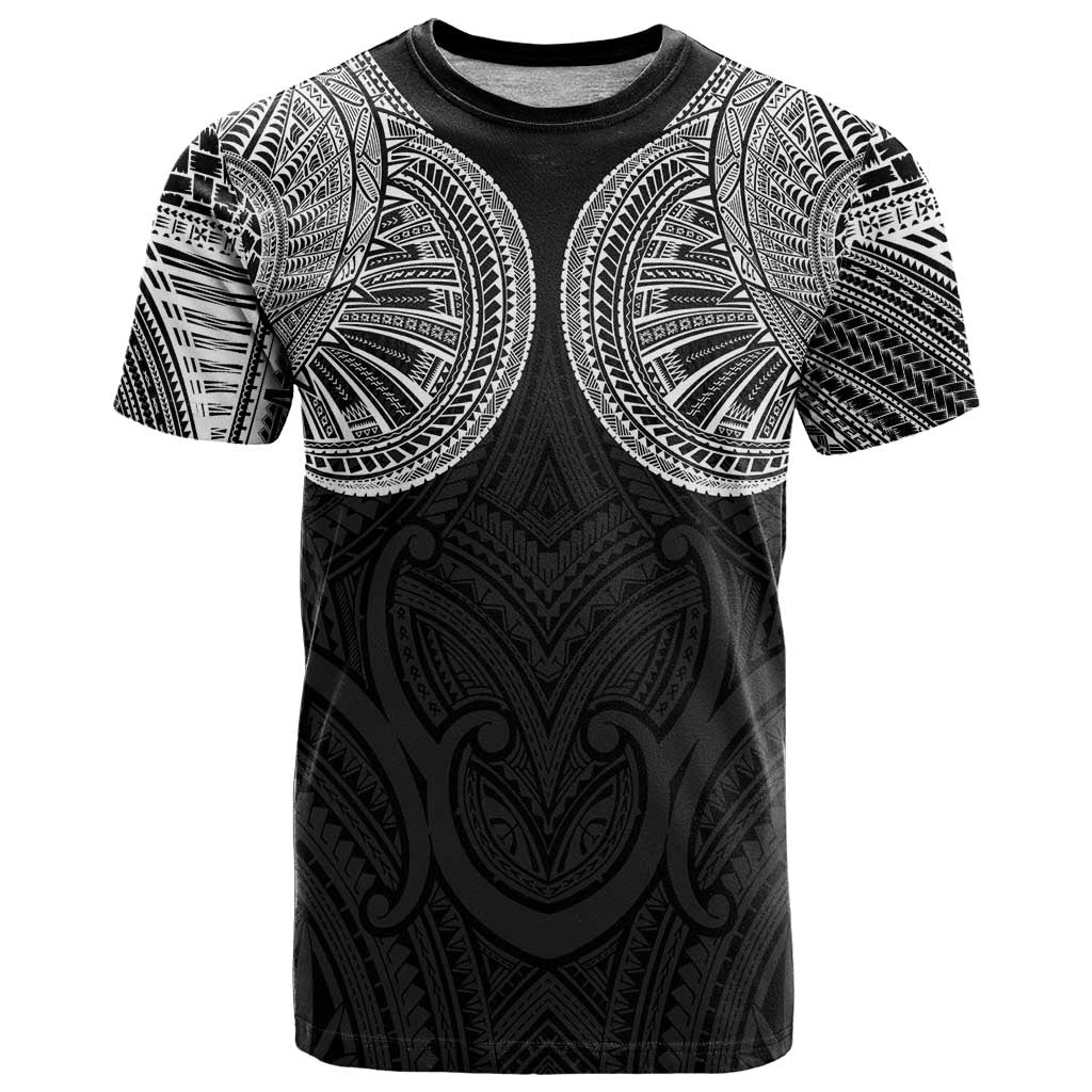 Samoan Traditional Art Tattoos T Shirt Tatau Roman Reigns Black Color LT03 Black - Polynesian Pride