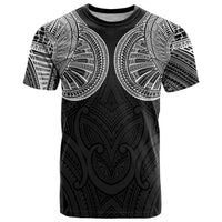 Samoan Traditional Art Tattoos T Shirt Tatau Roman Reigns Black Color LT03 Black - Polynesian Pride