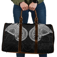 Samoan Traditional Art Tattoos Travel Bag Tatau Roman Reigns Black Color LT03 Black - Polynesian Pride