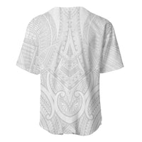 Samoan Traditional Art Tattoos Baseball Jersey Tatau Roman Reigns White Color - Polynesian Pride