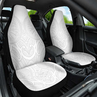 Samoan Traditional Art Tattoos Car Seat Cover Tatau Roman Reigns White Color LT03 One Size White - Polynesian Pride
