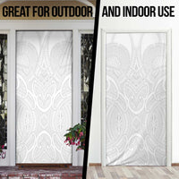 Samoan Traditional Art Tattoos Door Cover Tatau Roman Reigns White Color LT03 - Polynesian Pride