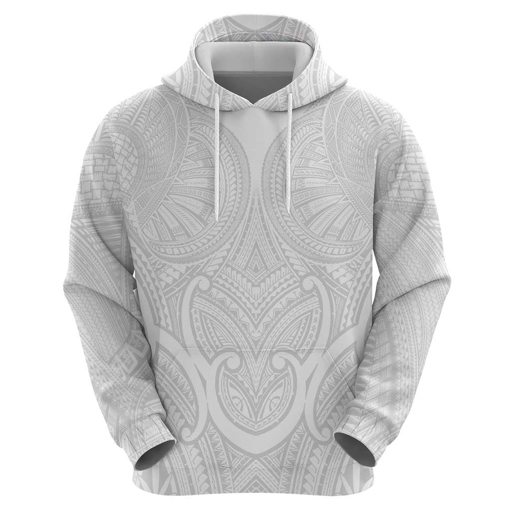 Samoan Traditional Art Tattoos Hoodie Tatau Roman Reigns White Color LT03 - Polynesian Pride
