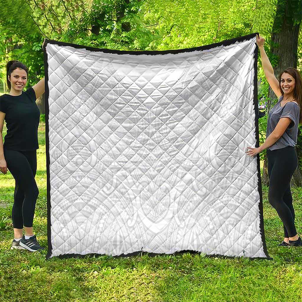 Samoan Traditional Art Tattoos Quilt Tatau Roman Reigns White Color - Polynesian Pride