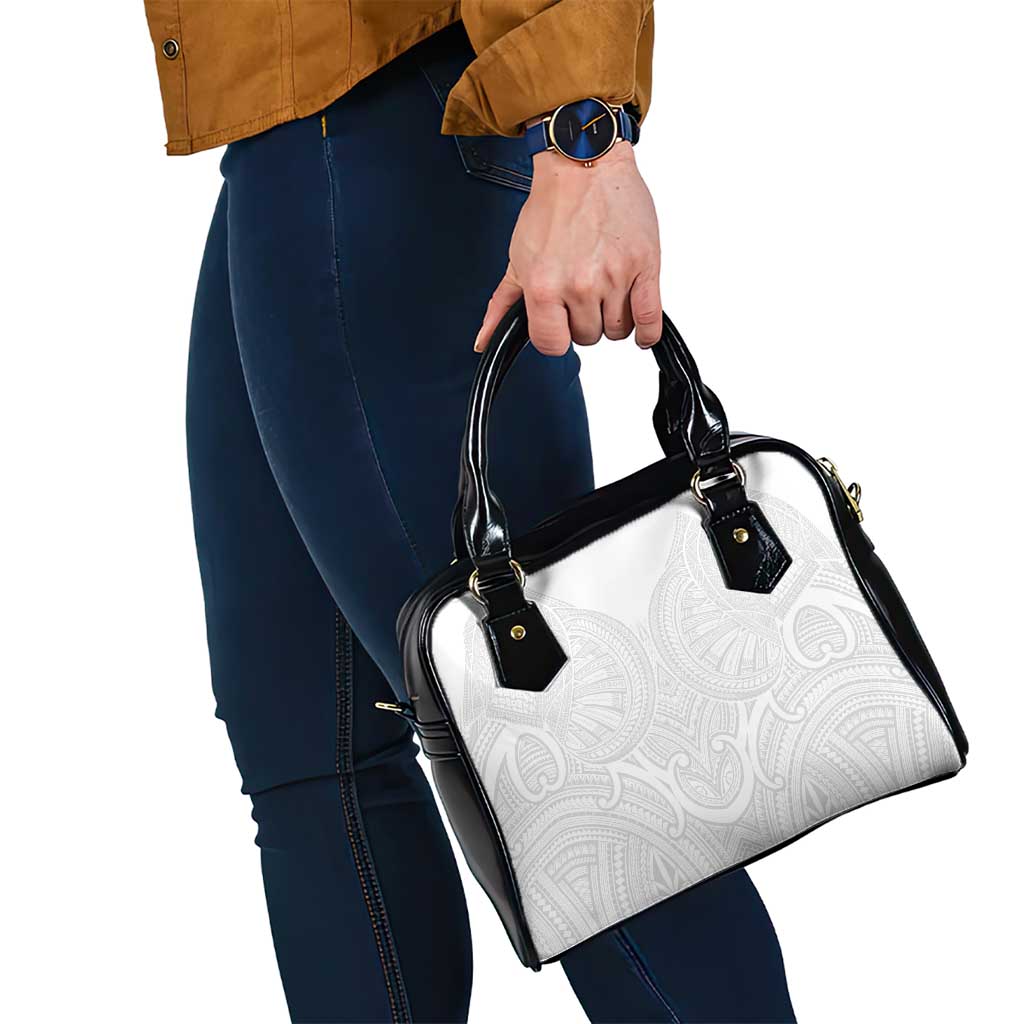 Samoan Traditional Art Tattoos Shoulder Handbag Tatau Roman Reigns White Color LT03 - Polynesian Pride