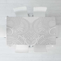 Samoan Traditional Art Tattoos Tablecloth Tatau Roman Reigns White Color LT03 White - Polynesian Pride