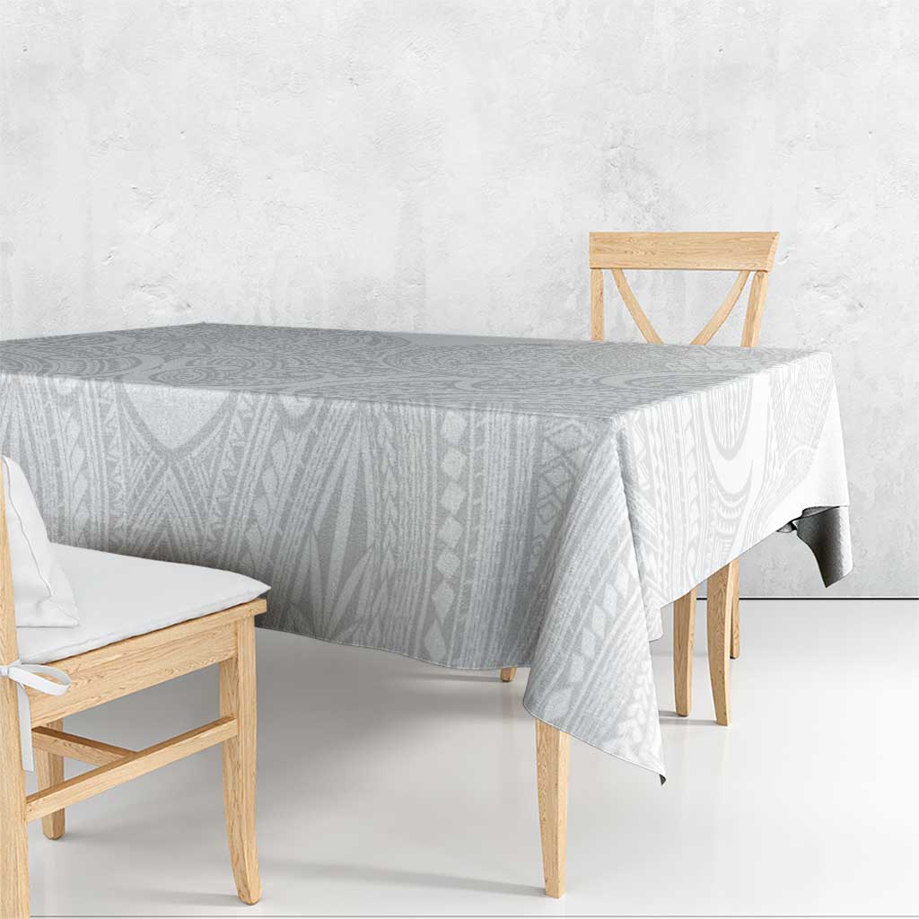 Samoan Traditional Art Tattoos Tablecloth Tatau Roman Reigns White Color LT03 - Polynesian Pride