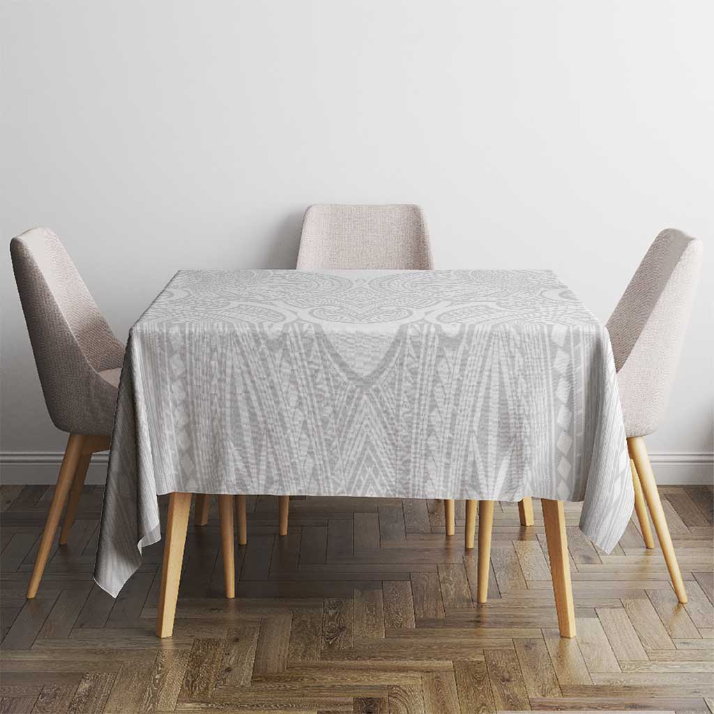Samoan Traditional Art Tattoos Tablecloth Tatau Roman Reigns White Color LT03 - Polynesian Pride