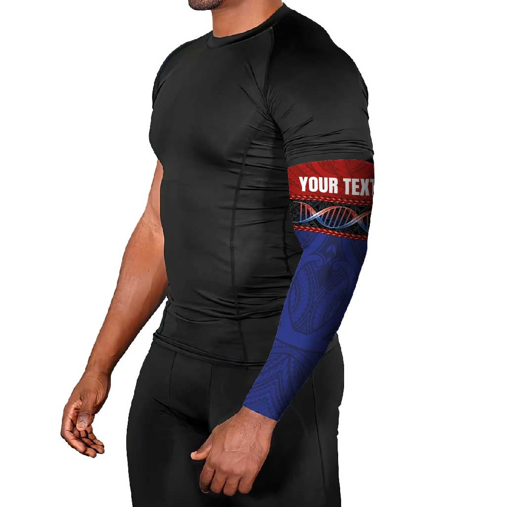 Personalised Samoan DNA-Proud of Samoa Arm Sleeves Polynesian Patterns - Polynesian Pride