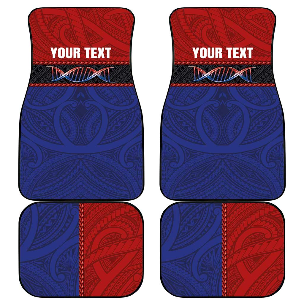 Personalised Samoan DNA-Proud of Samoa Car Mats Polynesian Patterns - Polynesian Pride