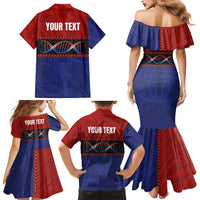 Personalised Samoan DNA-Proud of Samoa Family Matching Mermaid Dress and Hawaiian Shirt Polynesian Patterns LT03 - Polynesian Pride