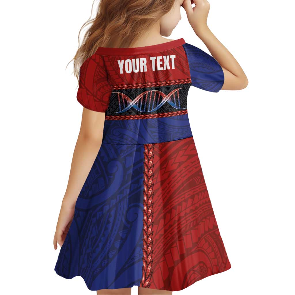 Personalised Samoan DNA-Proud of Samoa Family Matching Tank Maxi Dress and Hawaiian Shirt Polynesian Patterns LT03 - Polynesian Pride