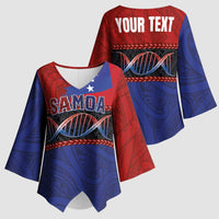 Personalised Samoan DNA-Proud of Samoa Kimono Sleeve Blouse Polynesian Patterns LT03 - Polynesian Pride