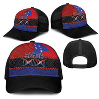 Samoan DNA-Proud of Samoa Mesh Trucker Cap Polynesian Patterns - Polynesian Pride