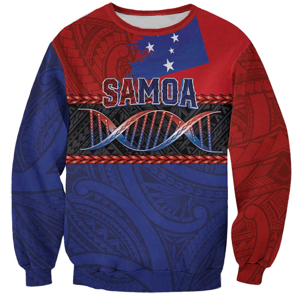 Personalised Samoan DNA-Proud of Samoa Sweatshirt Polynesian Patterns LT03 Unisex Multicolor - Polynesian Pride