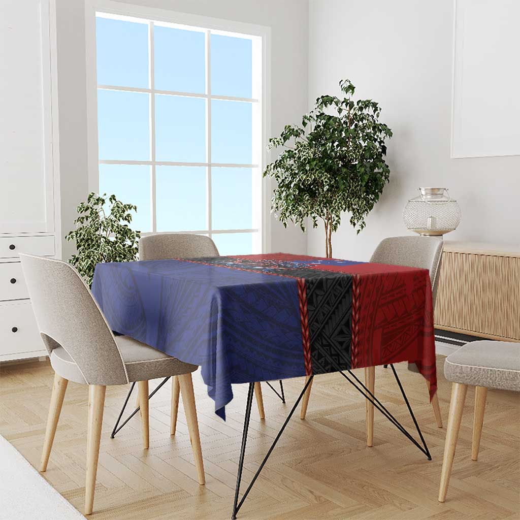 Samoan DNA-Proud of Samoa Tablecloth Polynesian Patterns - Polynesian Pride