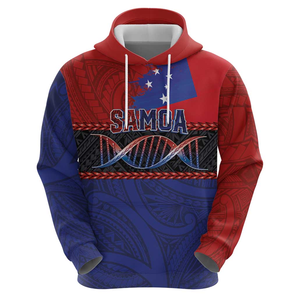 Personalised Samoan DNA-Proud of Samoa Zip Hoodie Polynesian Patterns LT03 - Polynesian Pride