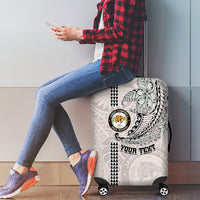Custom Hawaii James Campbell High School Luggage Cover Tribal Kakau Pattern LT03 - Polynesian Pride