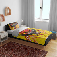 American Samoa Fautasi Race Bedding Set Pago Pago-Aeto Samoan Tattoo and Eagle LT03 - Polynesian Pride