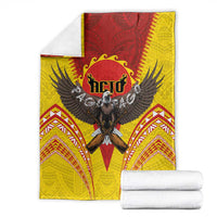 American Samoa Fautasi Race Blanket Pago Pago-Aeto Samoan Tattoo and Eagle
