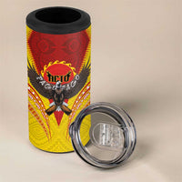 American Samoa Fautasi Race 4 in 1 Can Cooler Tumbler Pago Pago-Aeto Samoan Tattoo and Eagle LT03 - Polynesian Pride