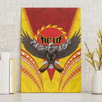 American Samoa Fautasi Race Canvas Wall Art Pago Pago-Aeto Samoan Tattoo and Eagle