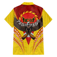 American Samoa Fautasi Race Family Matching Summer Maxi Dress and Hawaiian Shirt Pago Pago-Aeto Samoan Tattoo and Eagle LT03 - Polynesian Pride
