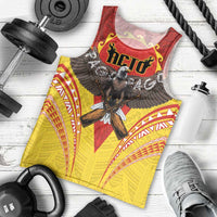 American Samoa Fautasi Race Men Tank Top Pago Pago-Aeto Samoan Tattoo and Eagle
