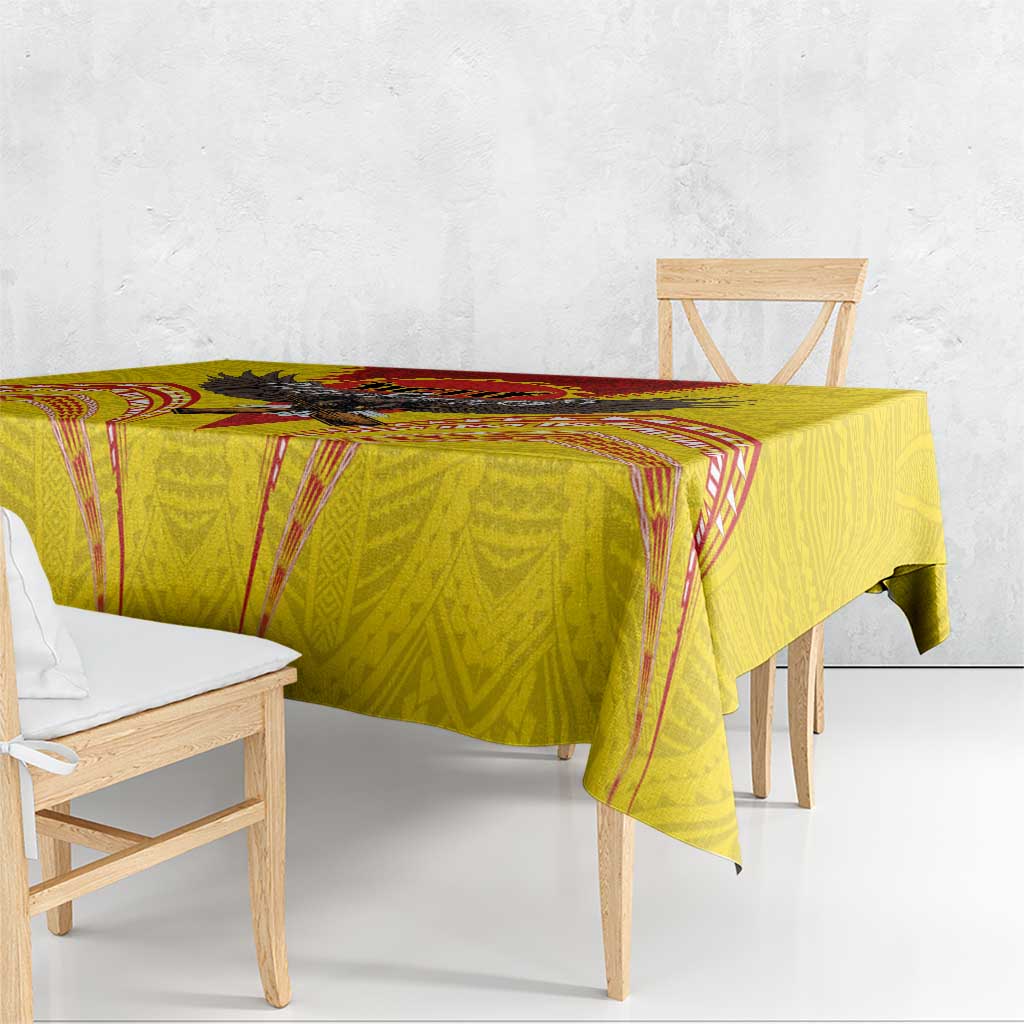 American Samoa Fautasi Race Tablecloth Pago Pago-Aeto Samoan Tattoo and Eagle LT03 - Polynesian Pride
